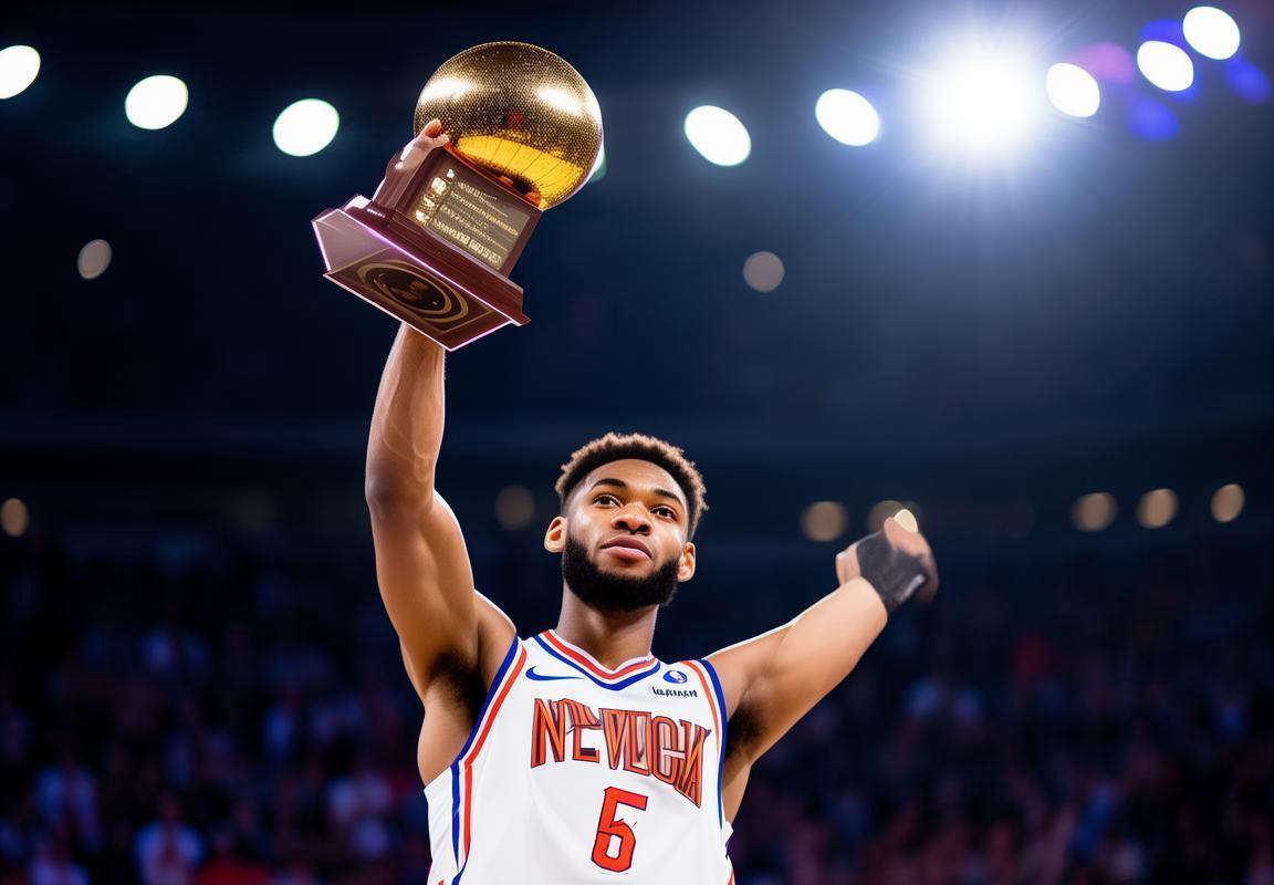 维克托·文班亚马失落泪洒赛场，杰伦·布伦森荣膺全明星MVP引领尼克斯，跻身东部顶级后卫